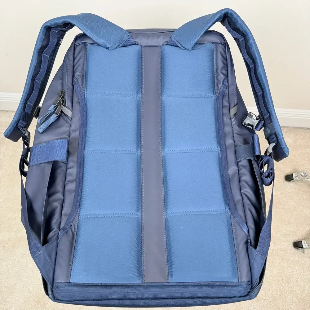 The North Face Backpack Navy Blue Laptop Travel School Commuter Techwear